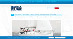 Desktop Screenshot of escueladelmar.net